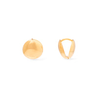 Dome 14K Gold Vermeil Stud Earrings | Wanderlust + Co