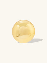 Classic Gold 4mm Flat Back Earring | Wanderlust + Co