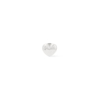 Dome Heart Silver Flat Back Earring | Wanderlust + Co