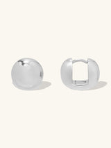 Dome Silver 11mm Earrings | Wanderlust + Co