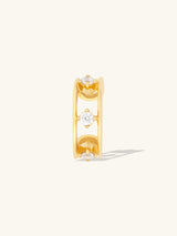 Pave Gold 9mm Ear Cuff | Wanderlust + Co