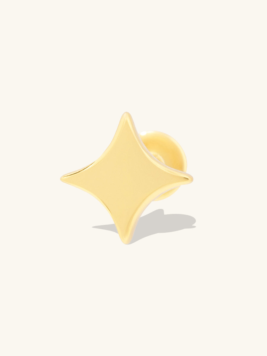 Sparkle Gold Flat Back Earring | Wanderlust + Co