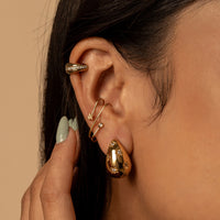Teardrop Constellation Gold 20mm Stud Earrings | Wanderlust + Co