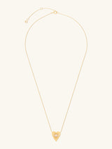 Talisman Heart Diamond 14K Solid Gold Necklace | Wanderlust + Co