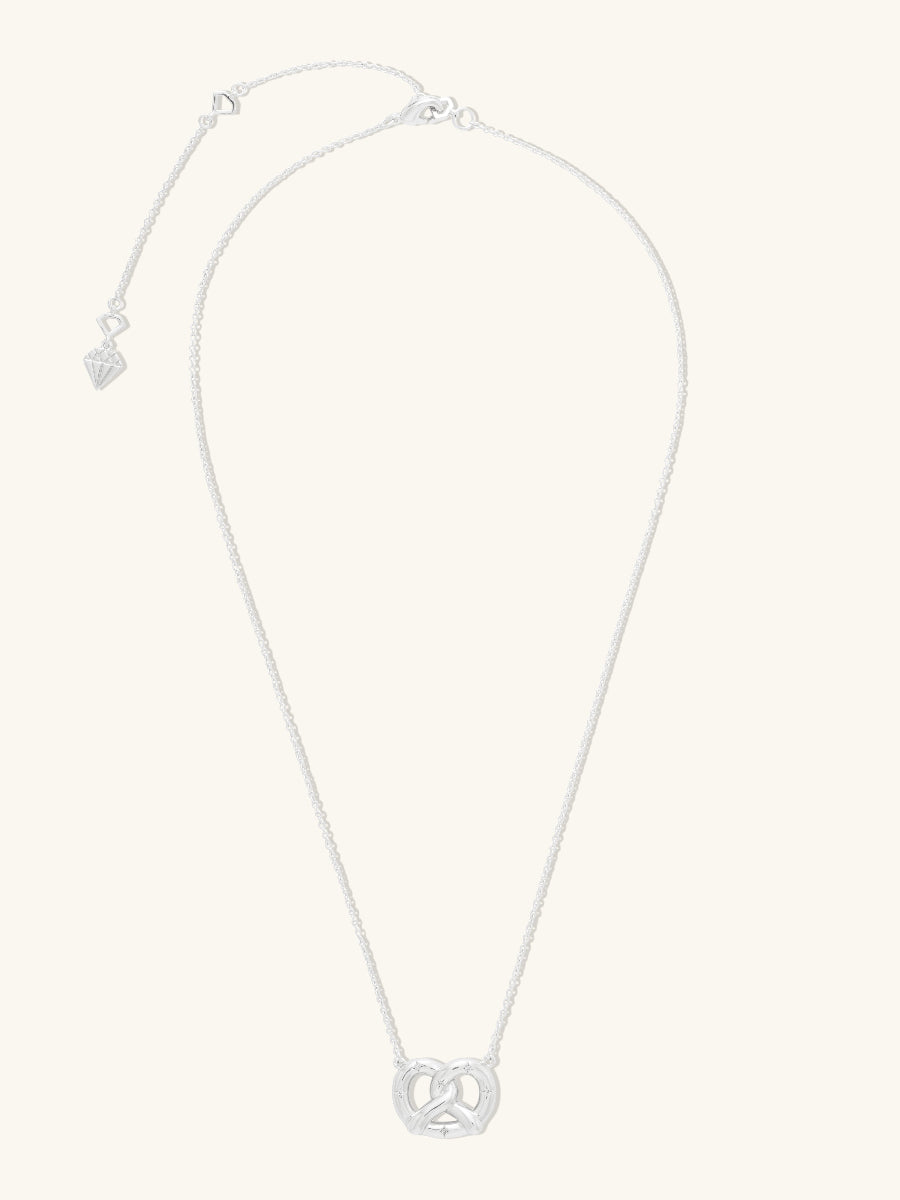 Pretzel Silver Necklace | Wanderlust + Co