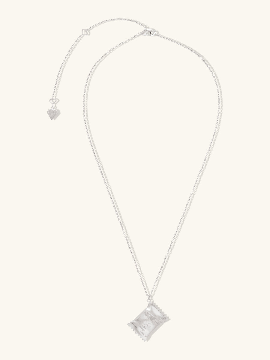 Bag of Chips Silver Necklace | Wanderlust + Co
