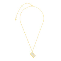 Cassette Gold Necklace | Wanderlust + Co