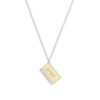 Cassette Silver Necklace | Wanderlust + Co