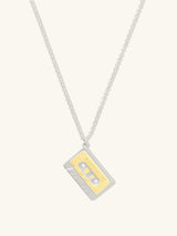 Cassette Silver Necklace | Wanderlust + Co