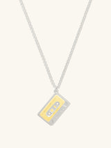 Cassette Silver Necklace | Wanderlust + Co