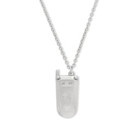 Flip Phone Silver Locket Necklace | Wanderlust + Co