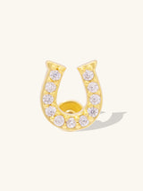 Lucky Gold Flat Back Earring | Wanderlust + Co