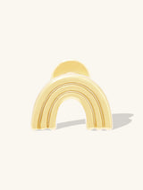 Rainbow Gold Flat Back Earring | Wanderlust + Co