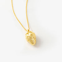 Strawberry Gold Locket Necklace | Wanderlust + Co