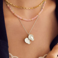 Strawberry Silver Locket Necklace | Wanderlust + Co