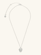 Strawberry Silver Locket Necklace | Wanderlust + Co