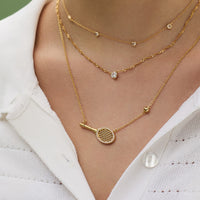 Tennis Your Way Gold Necklace | Wanderlust + Co