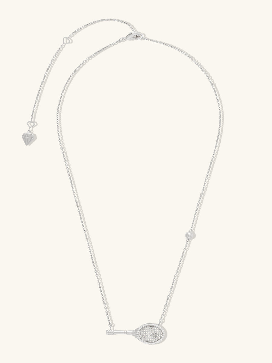 Tennis Your Way Silver Necklace | Wanderlust + Co