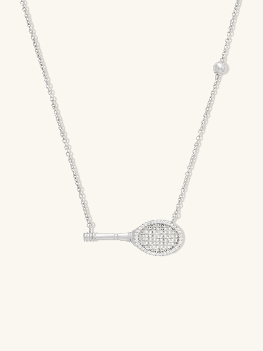 Tennis Your Way Silver Necklace | Wanderlust + Co