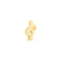 Treble Gold Flat Back Earring | Wanderlust + Co