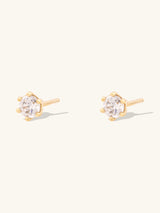 Brilliant Gold Stud Earrings | Wanderlust + Co