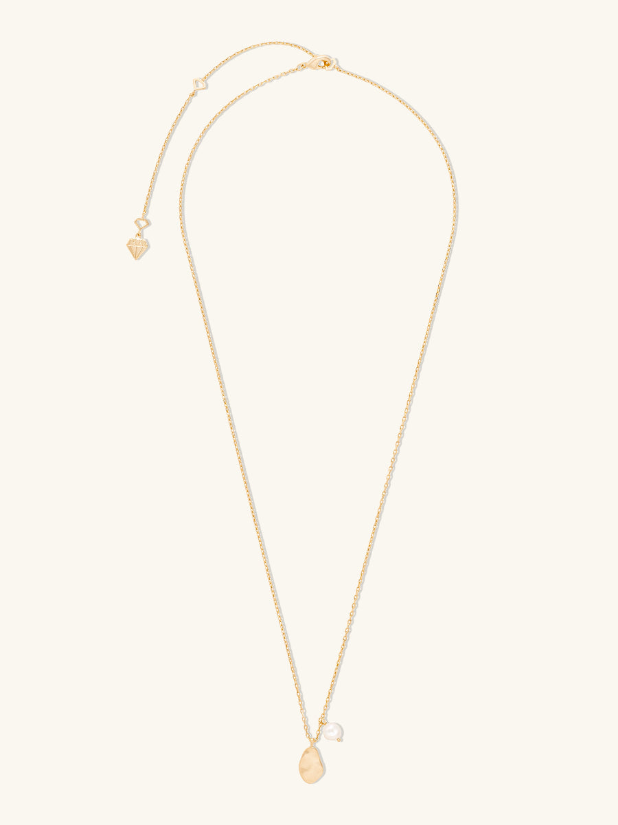 Pocketful Pearl Gold Necklace | Wanderlust + Co