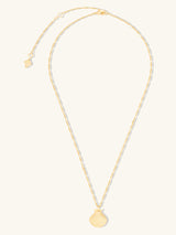 Seashell Gold Locket Necklace | Wanderlust + Co