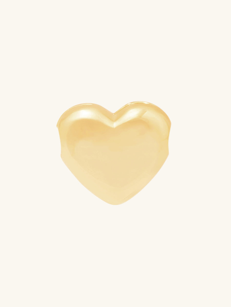 Bubble Heart Gold Locket Pendant | Wanderlust + Co
