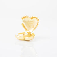 Alaia Bubble Heart Gold Locket Necklace | Wanderlust + Co