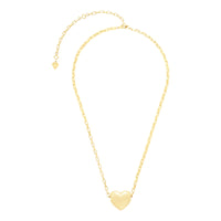 Alaia Bubble Heart Gold Locket Necklace