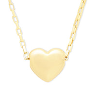 Alaia Bubble Heart Gold Locket Necklace