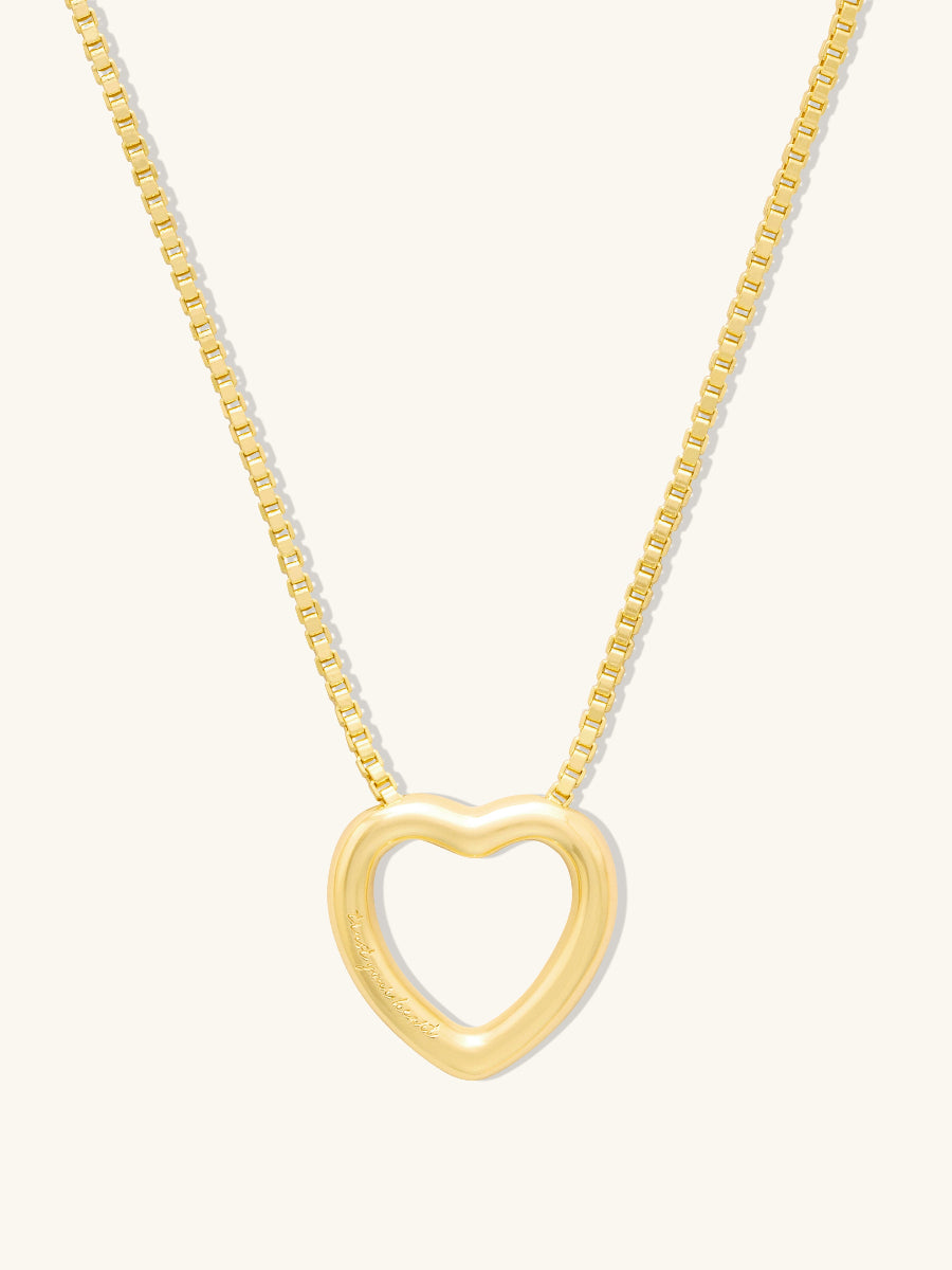 Hailey Heart Gold Necklace | Wanderlust + Co