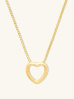 Hailey Heart Gold Necklace