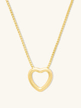 Hailey Heart Gold Necklace | Wanderlust + Co
