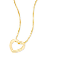 Hailey Heart Gold Necklace | Wanderlust + Co