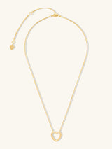 Hailey Heart Gold Necklace | Wanderlust + Co