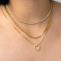 Hailey Heart Gold Necklace | Wanderlust + Co