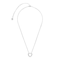 Hailey Heart Silver Necklace | Wanderlust + Co