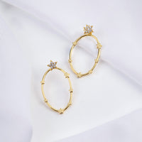 Astral Gold Hoop Earrings | Wanderlust + Co