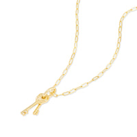 Cosmic Keys Gold Necklace | Wanderlust + Co