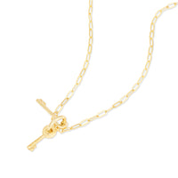 Cosmic Keys Gold Necklace | Wanderlust + Co