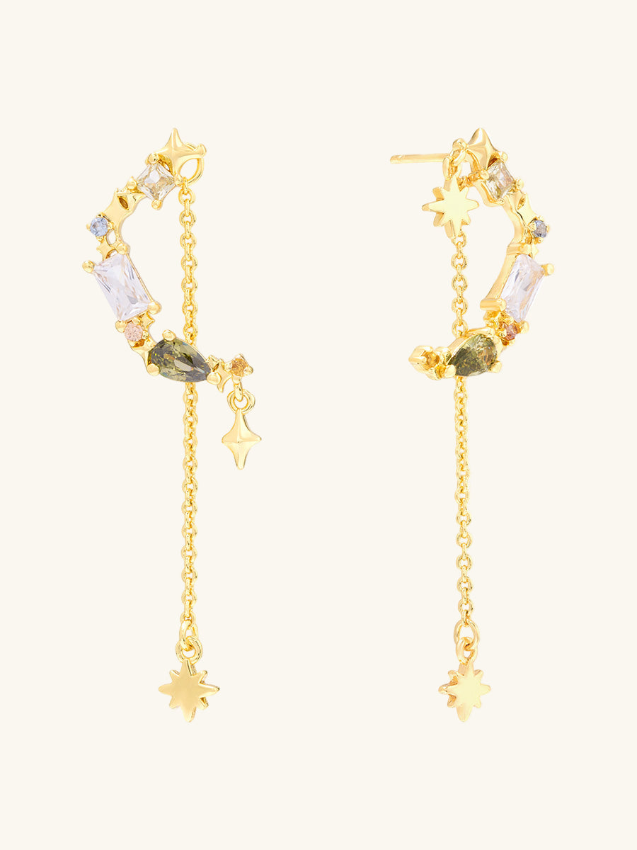 Selene Gold Drop Earrings | Wanderlust + Co
