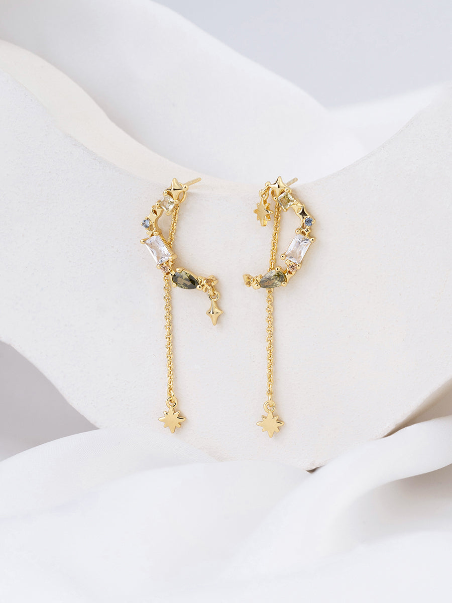 Selene Gold Drop Earrings | Wanderlust + Co