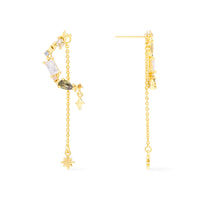 Selene Gold Drop Earrings | Wanderlust + Co