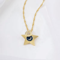 Starlight Navy & Gold Necklace | Wanderlust + Co