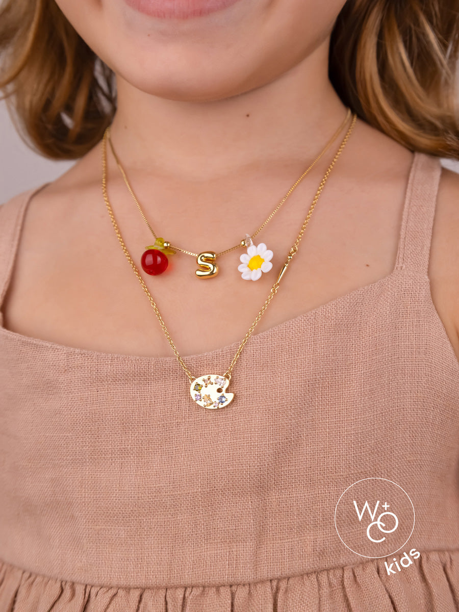 Art Palette Gold Necklace | Wanderlust + Co