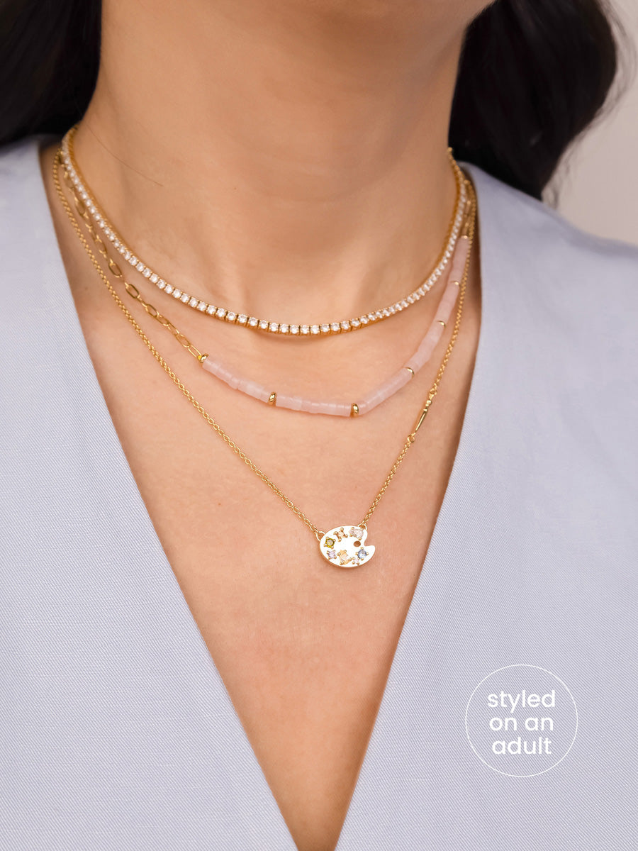 Art Palette Gold Necklace | Wanderlust + Co
