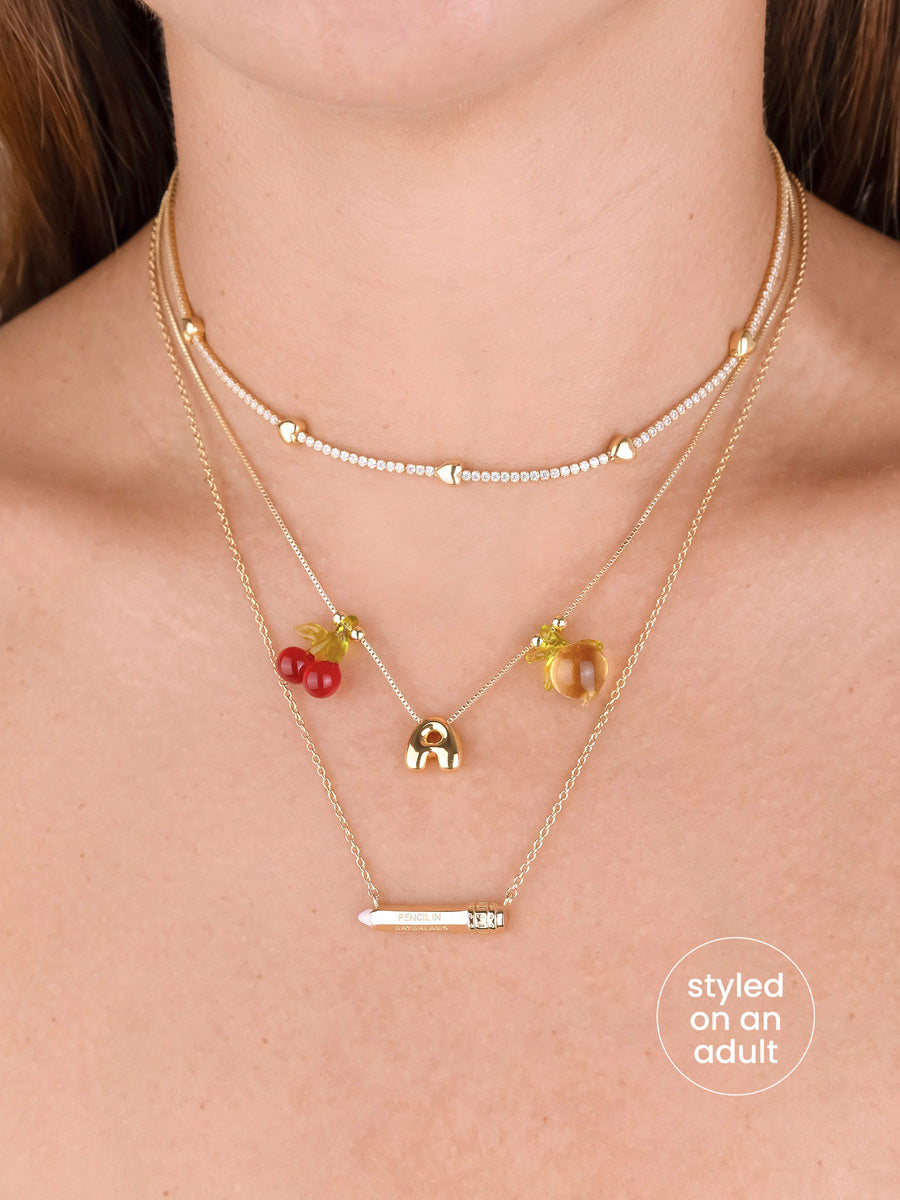 Color Pencil Gold Necklace | Wanderlust + Co