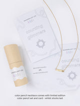 Color Pencil Gold Necklace | Wanderlust + Co