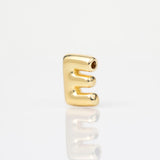 Petite Alphabet Bubble Gold Necklace